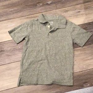 5t children’s place heathered green polo